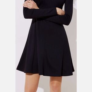 Brand new with tags long sleeve black loft dress